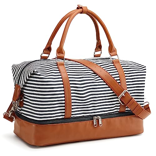 S-Zone Oversized Canvas Leather-Trim Weekender Bag Guide
