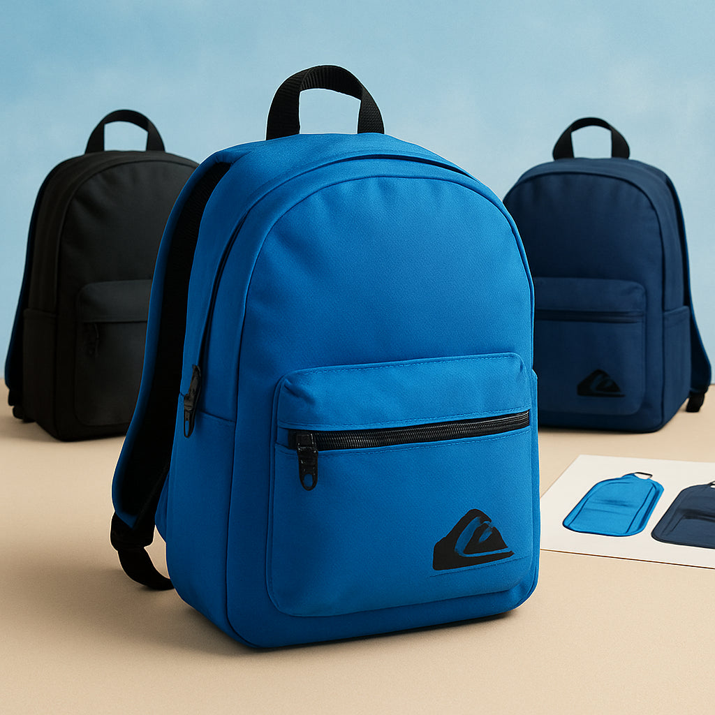 Quiksilver Little Chompine Boys Backpack Punch Blue vs Black vs Navy