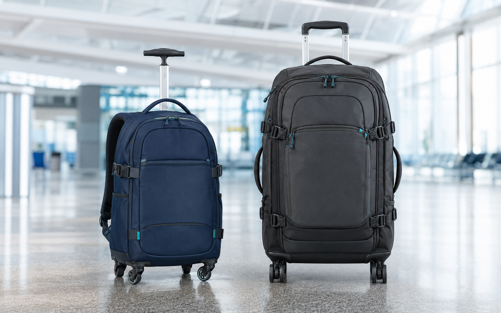 Lightweight vs Extra-Large Rolling Backpacks