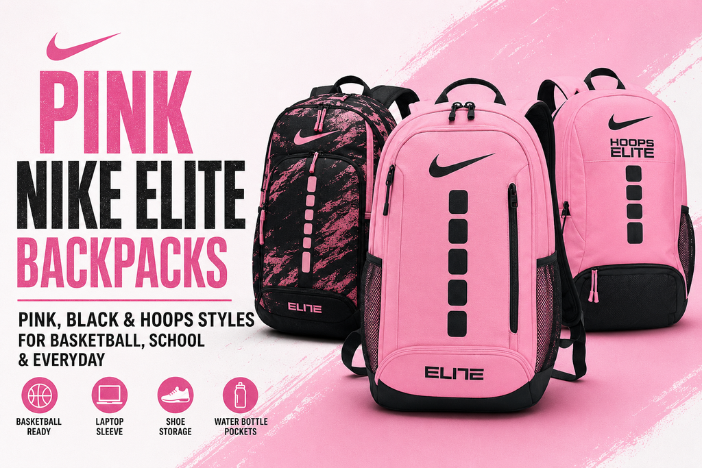Best Pink Nike Elite Backpacks: Pink, Black and Hoops Styles