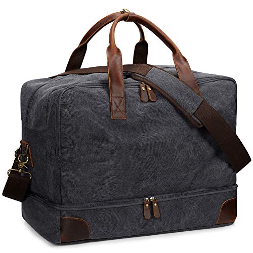 S-Zone Men’s Canvas Travel Duffel Bags