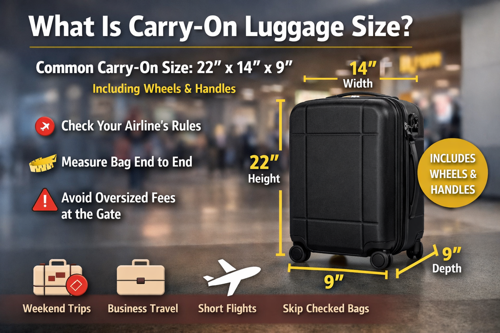 What Is Carry-On Luggage Size?