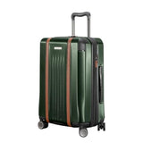 Ricardo Beverly Hills Montecito 2.0 Hardside with Dual Spinning Wheels, Expandable with Comfort Grip for Easy Packing and Moving, Men and Women, Hunter Green, Carry-On 21-Inch