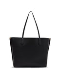 Anne Klein Large AK Turn Lock Tote, Black