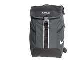 NWT NIKE LEBRON Max Air Backpack, Laptop Sleeve - Black Grey Silver, Small (1099 cu.in.)