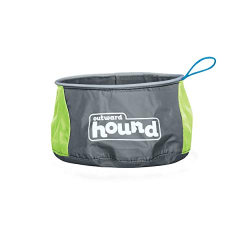 Outward Hound Port-A-Bowl Portable Dog Dish, 48 oz - backpacks4less.com