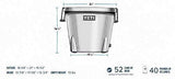 YETI Tank 45 Bucket Cooler, Desert Tan - backpacks4less.com