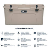 YETI Tundra 65 Cooler, Desert Tan - backpacks4less.com