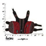 Outward Hound Kyjen Excursion Dog Backpack, Medium, Red Clay and Java - backpacks4less.com