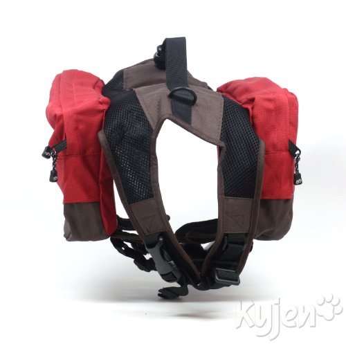 Outward Hound Kyjen Excursion Dog Backpack, Medium, Red Clay and Java - backpacks4less.com