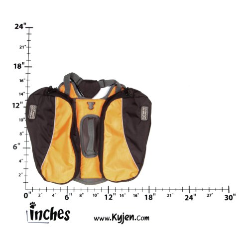 Outward Hound Kyjen 2500 Dog Backpack, Small, Orange - backpacks4less.com