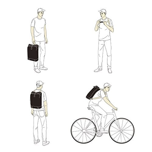 Brooks England Hackney Backpack, Grey/Black - backpacks4less.com