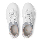 ON Women's The Roger Advantage Sneakers, White/Rose, 8 Medium US - backpacks4less.com