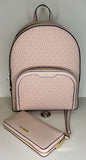 Michael Kors MICHAEL Michael Kors Jaycee Large Backpack bundled with Large Continental Wallet/Wristlet Purse Hook - backpacks4less.com