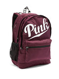 Victoria's Secret Pink Campus Backpack Black Orchid Logo