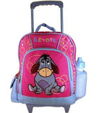 Disney EEYORE kids size rolling backpack with luggage wheels