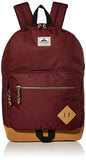 Steve Madden Young Men’s classic backpack Accessory, oxblood, n/a