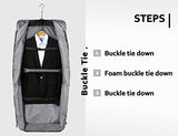 MATEIN Garment Bags, Large Suit Travel Bag with Pockets & Shoulder Strap for Business Trip, Professional Foldable Carry On Bag Gifts for Men Women, Client, Waterproof Luggage Bags for Travel, Black - backpacks4less.com