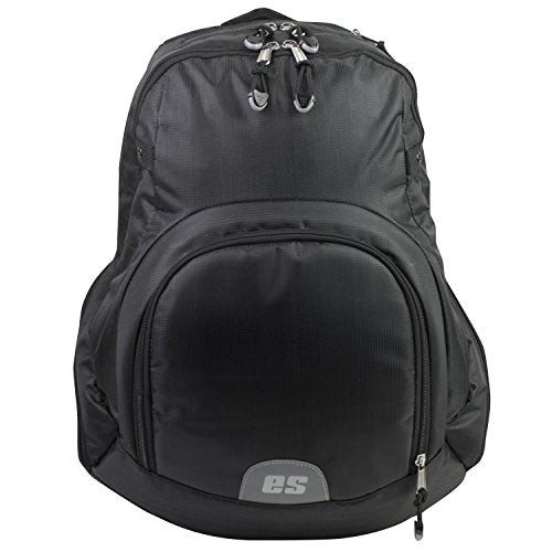 Eastsport Universal Tech Backpack With Front Cooler Pocket, Black - backpacks4less.com