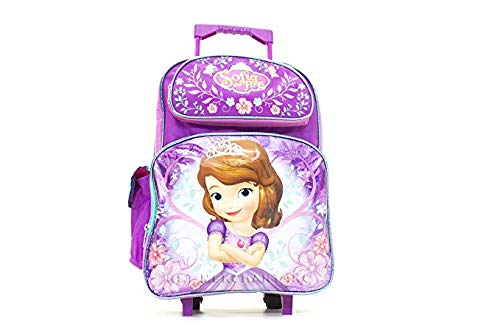 16" Inch Disney Sofia Rolling Backpack - backpacks4less.com