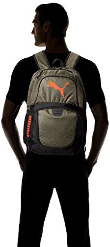 PUMA Men's Evercat Contender 3.0 Backpack, deep olive, One Size - backpacks4less.com