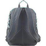 Eastsport Tech Backpack, Mint/Ash Gray/Triangle Print - backpacks4less.com