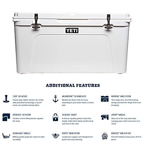 YETI Tundra 110 Cooler, White - backpacks4less.com