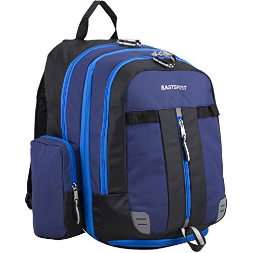 Eastsport Oversized Expandable Backpack with Removable EasyWash Bag, Deep Cobalt Blue - backpacks4less.com