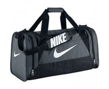 Nike Brasilia 6 Duffel Bag Black/White Size Medium - backpacks4less.com