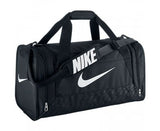 Nike Brasilia 6 Duffel Bag Black/White Size Medium - backpacks4less.com
