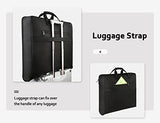 MATEIN Garment Bags, Large Suit Travel Bag with Pockets & Shoulder Strap for Business Trip, Professional Foldable Carry On Bag Gifts for Men Women, Client, Waterproof Luggage Bags for Travel, Black - backpacks4less.com