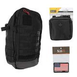 5.11 Rapid Origin Tactical Backpack Med First Aid Patriot Bundle - Black
