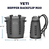 YETI Hopper M20 Backpack Soft Sided Cooler, Navy - backpacks4less.com