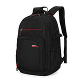 Meetbelify Big Kids School Backpack For Boys Kids Elementary School Bags Black Red