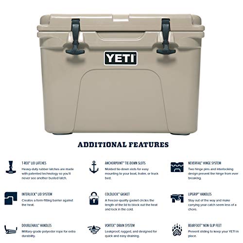 YETI Tundra 35 Cooler, Desert Tan - backpacks4less.com