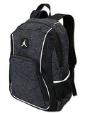 Nike Jordan Jumpman23 Backpack (One Size Fits All, Black/White)