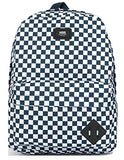 Vans Navy Blue White Checkerboard Old Skool Backpack - backpacks4less.com