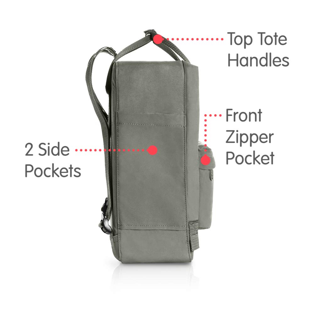 Fjallraven - Kanken Classic Backpack for Everyday, Fog - backpacks4less.com