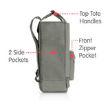 Fjallraven - Kanken Classic Backpack for Everyday, Fog - backpacks4less.com