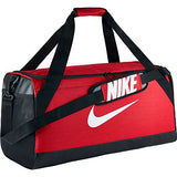 Nike Brasilia (Medium) Training Duffel Bag (University Red/Black/White, Medium)