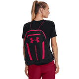 Under Armour Adult Undeniable Sackpack , Black (002)/Metallic Gold , One Size Fits Most