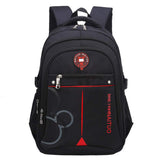 Ladyzone Camo School Backpack Lightweight Schoolbag Travel Camp Outdoor Daypack Bookbag for Your Children (Black 2)