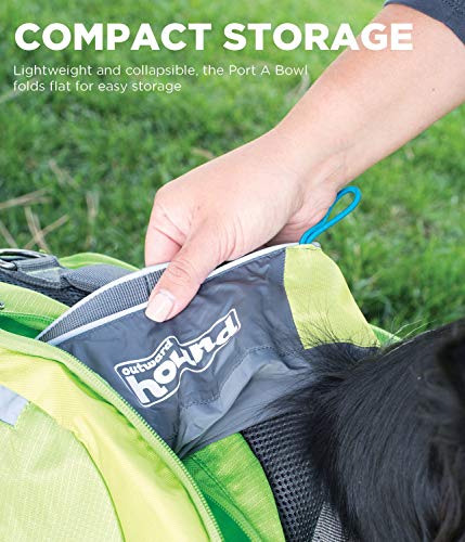 Outward Hound Port-A-Bowl Portable Dog Dish, 48 oz - backpacks4less.com