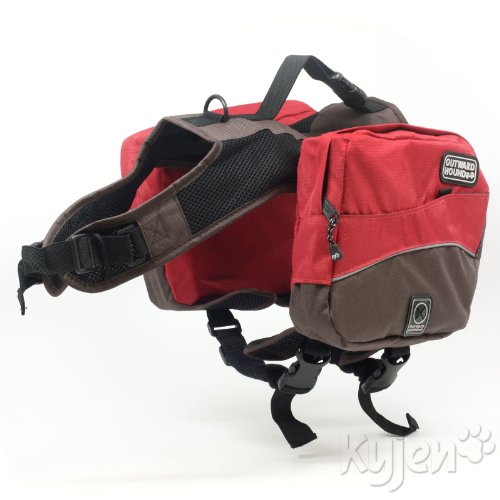 Outward Hound Kyjen Excursion Dog Backpack, Medium, Red Clay and Java - backpacks4less.com