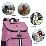 BAGLHER 丨Dog Travel Bag,Airline Approved Pet Supplies Backpack,Dog Travel Backpack with 2 Silicone Collapsible Bowls and 2 Food Baskets. - backpacks4less.com