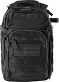 5.11 Tactical All Hazard's Prime Backpack 29L, 1050D Nylon, with Padded Laptop Sleeve, Style 56997, Black