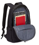 SWISSGEAR 3573 LAPTOP BACKPACK for School, Work, and Travel- BLACK/WHITE LOGO - backpacks4less.com