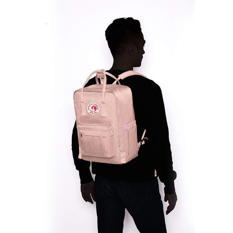 KALIDI Casual Backpack for Women,15 Inches Laptop Classic Backpack Camping Rucksack Travel Outdoor Daypack College School Bag (Pink) - backpacks4less.com