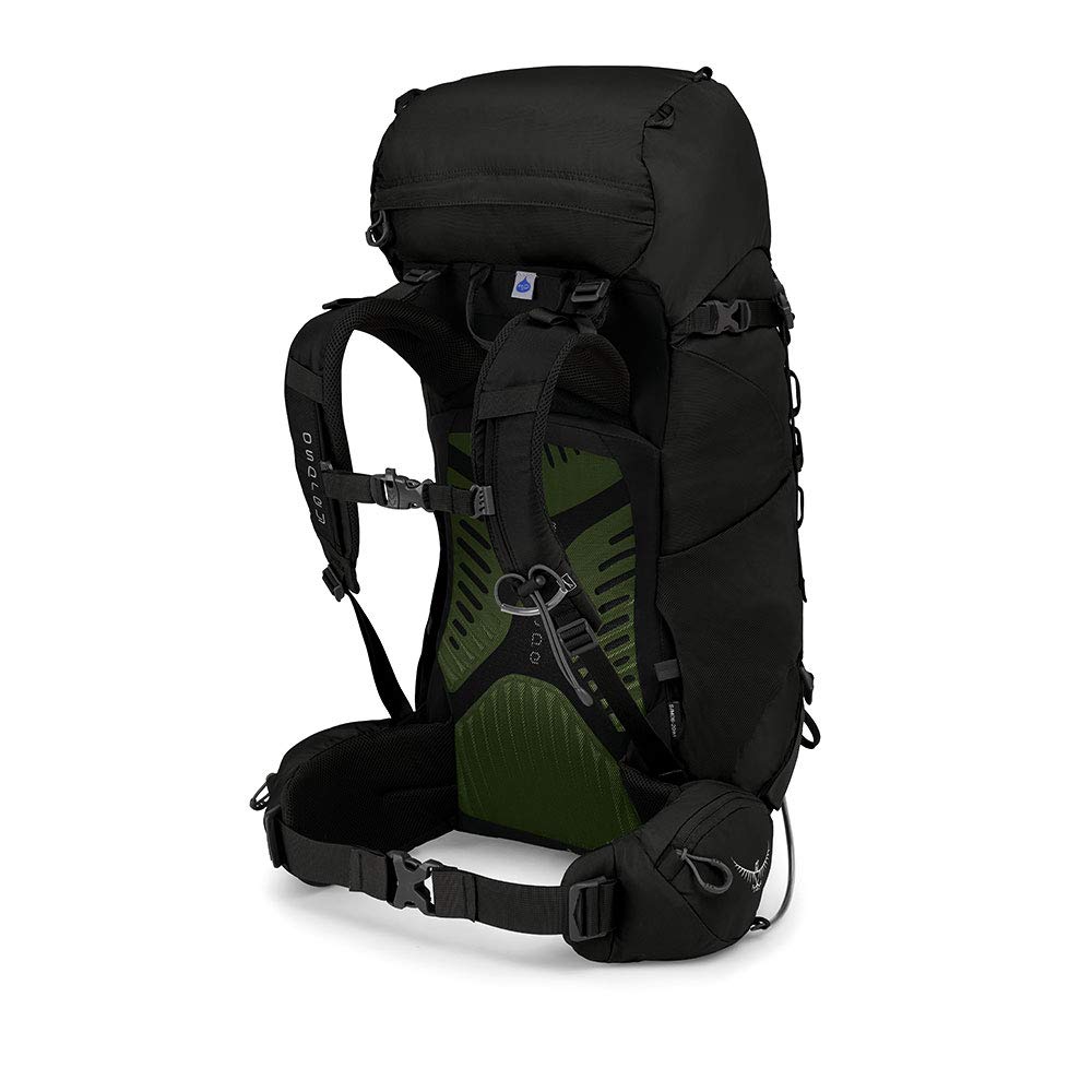 Osprey Packs Kestrel 38 Backpack, Black, Medium/Large - backpacks4less.com