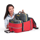 Biaggi Double Deck Compression Cube - Expandable Travel Organizer Bags for Suitcases, Lightweight, Zipper Packing Cubes for Women & Men's Travel Essentials